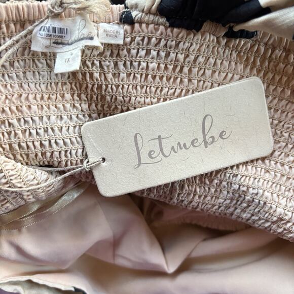 NWT Anthropologie ‘Let Me Be’ Plus Size 1X One-Shoulder Maxi Dress - Picture 5 of 7